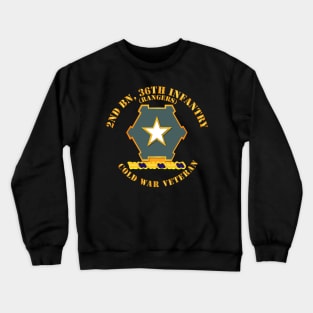 2nd Bn 36th Infantry DUI - Rangers - Cold War Vet Crewneck Sweatshirt